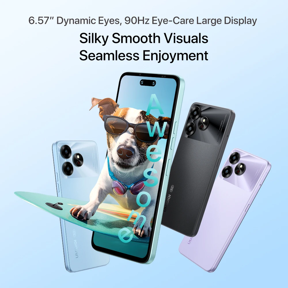 スマートフォン本体 UMIDIGI G6 5G Glacier Blue 128GB 414HrWMp5LL.jpg