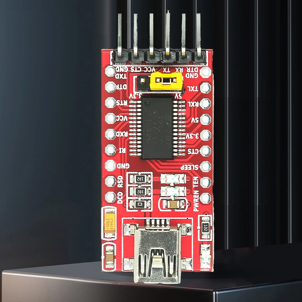 FT232RL-FTDI-USB-To-TTL-Serial-Adapter-Module-3-3V-5-5V-FT232-Pro-Mini ...