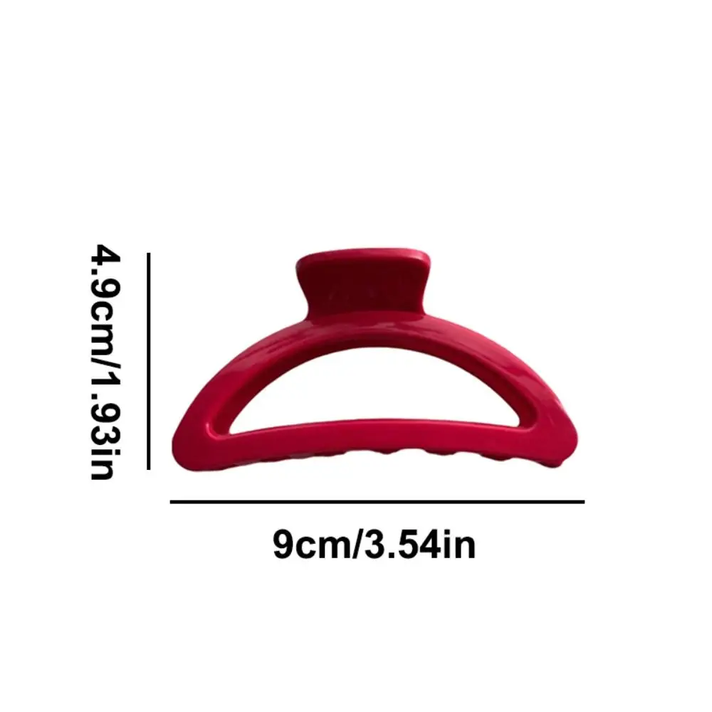 Flexible Unsnappable Hair Claw Clips Anti Collision Protection Soft Silicone Shark Clip Comfortable Non-Slip Hair Clips