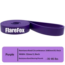 Enhanced Fitness Resistance Bands Set for Home Workouts and Training (Purple - A)