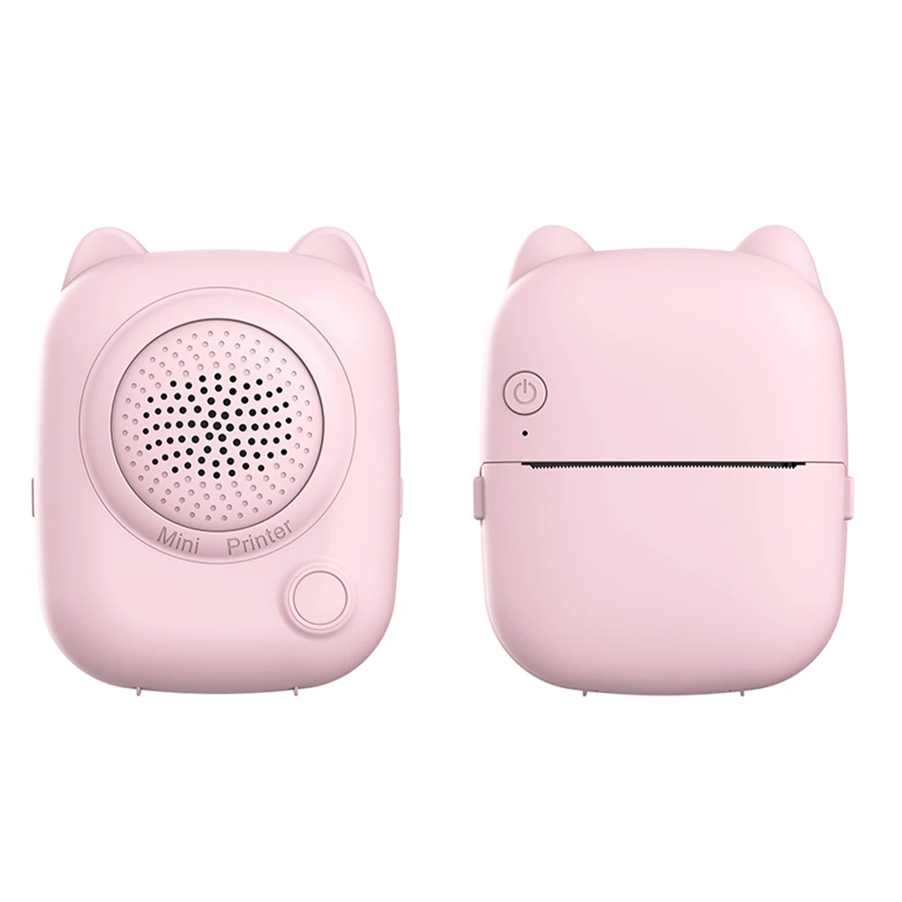Smart Mini Pocket Printer with Voice-Activated Printing and AI Photo Generation for Student and Home Office Use