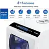 Portable Dishwasher 5 Washing Options Double-layered Glass Door 5L Water Tank LED Display Easy to Maintain Countertop Mini 3