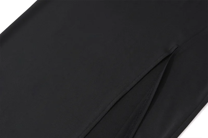 Elegant Mesh Patchwork Women Dress Fall New Sexy High Split Bodycon Long Sleeve Party Evening Dress Slim Vestido