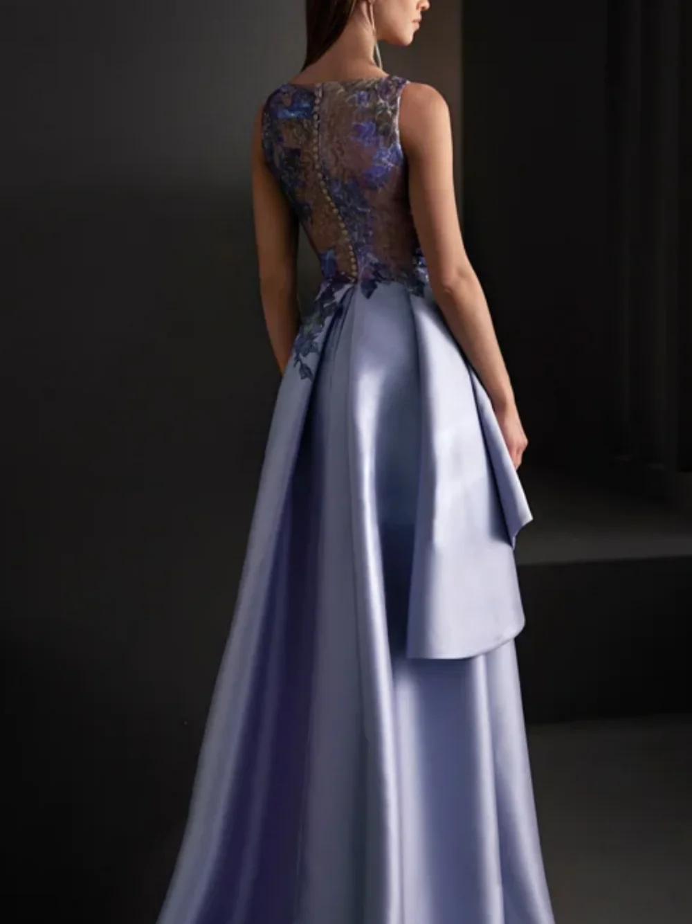 Prom Dress Evening Saudi Arabia Jersey Draped Applique Pleat Prom Mermaid O-Neck Bespoke Occasion Gown Long Dresses