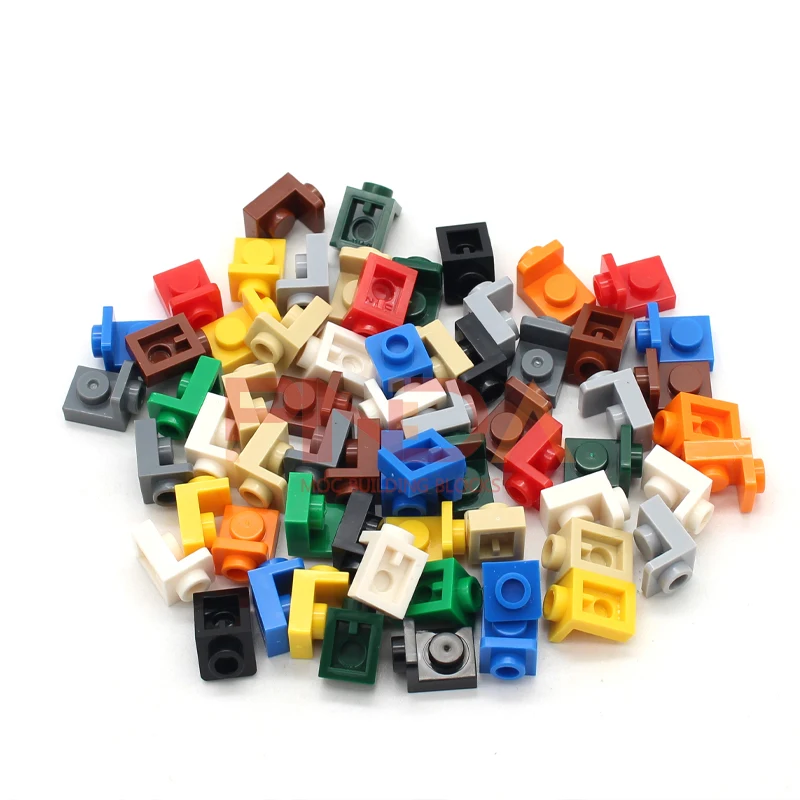 Moc 브래킷 DIY 생성 계몽 조립 빌딩 블록 벽돌 플라스틱 장난감과 호환 가능, 1x1 - 1x1 인버티드 36840