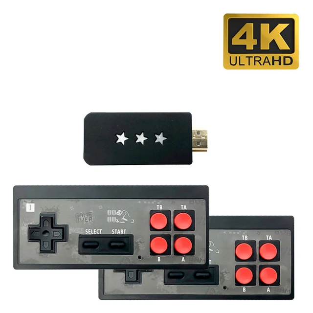 USB Wireless Console Game Stick Video Game Console 32GB/64GB Classic Game 8  Bit Mini Retro Controller HD Output Dual Player - AliExpress