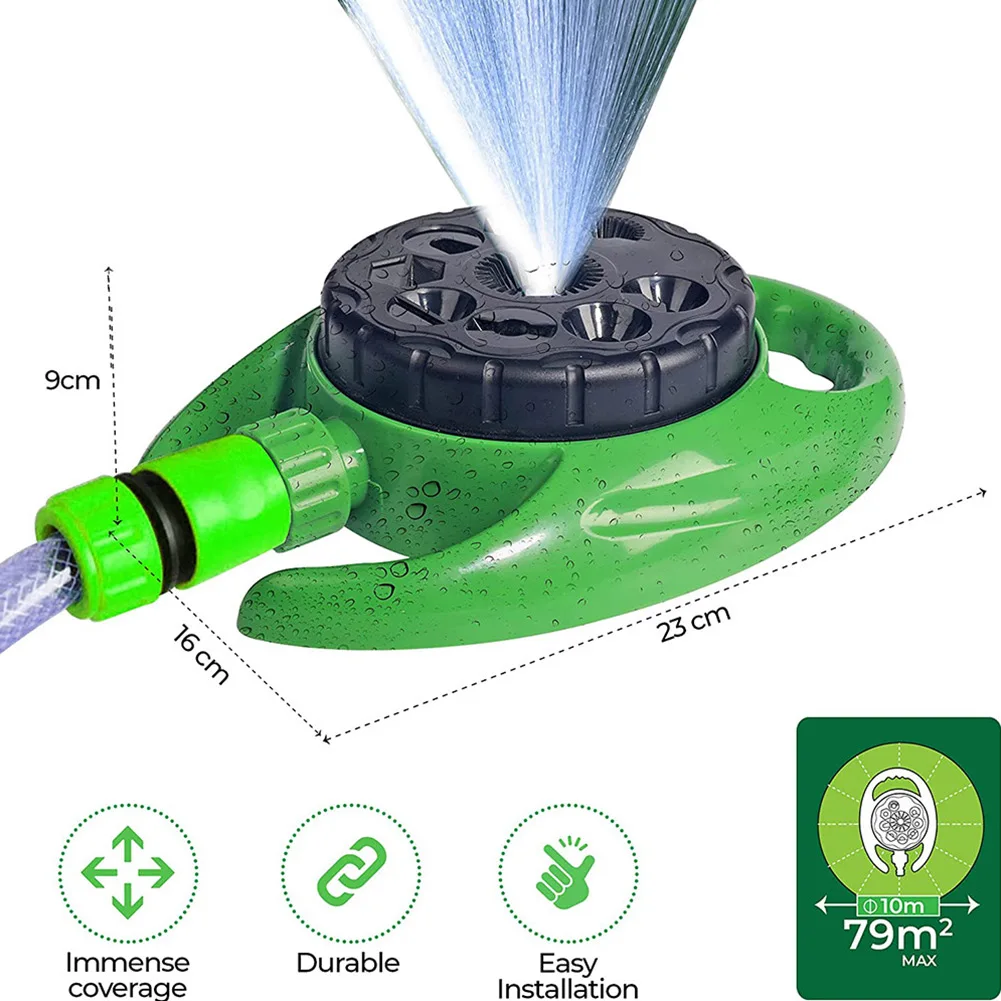 

Watering Equipment Sprinkler 23 X 9 X 16 Cm 9 Different Functions ABS Plastic Material Durable Prevents Tipping Over