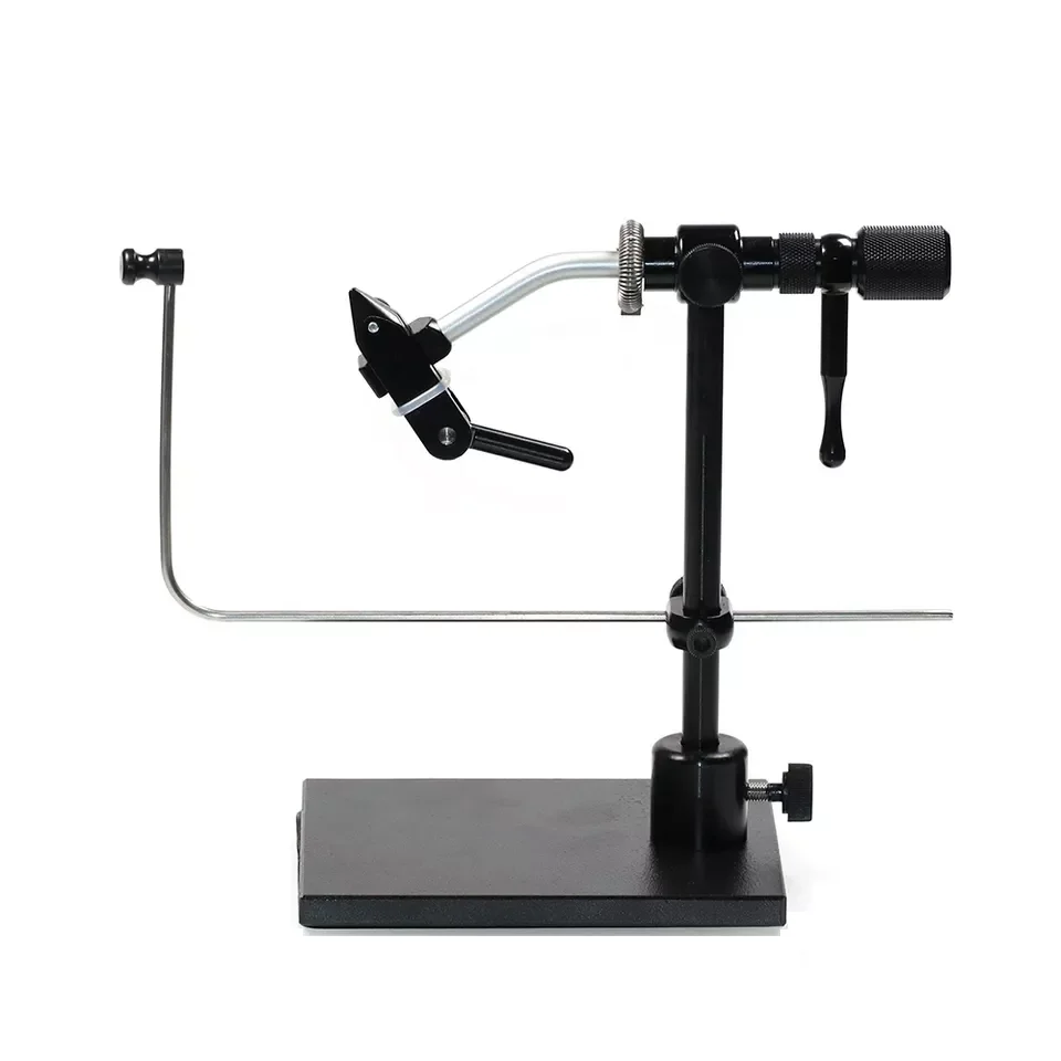 

360 degree rotating fly tying pliers Artificial fish making tool (with base) Adjustable fly fishing equipment Lure making tool