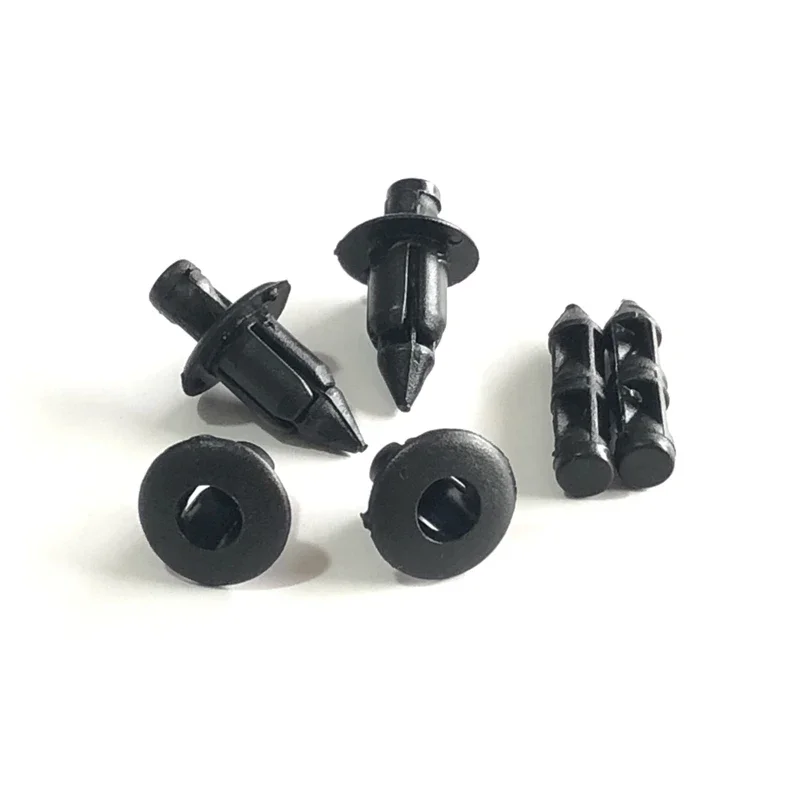 

20/50Pcs Universal Auto Fairing Trim Panel Fastener Clips Plastic Rivets Retainer Car Push Clips 6mm Fastener
