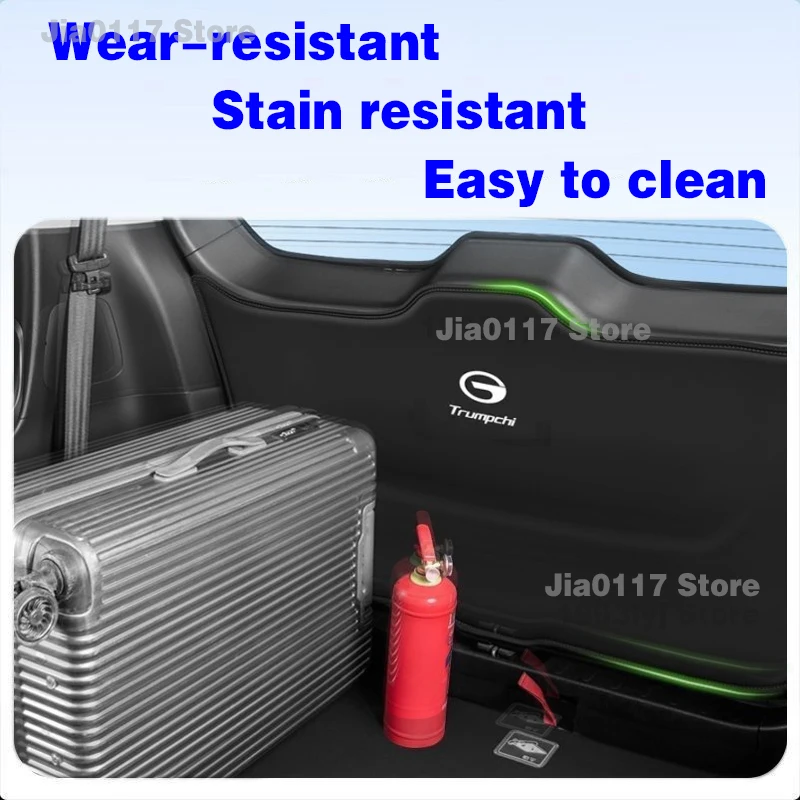 Car Tail Door Protective Sticker For GAC Trumpchi M6 M6 PRO Car Rear Trunk Protective Anti-kick Pad Interior Accessories