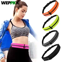 1PC Women Men Running Belt Fanny Pack,Running Waist Pack,Fitness Workout Bag No-Bounce Adjustable Sport Travel Cell Phone Holder 1
