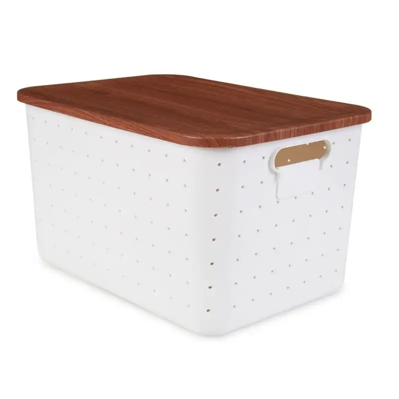 

Storage Box with Lid, Large, White