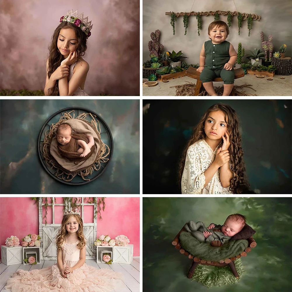 

Абстрактная фотосессия для студийной фотосъемки детей