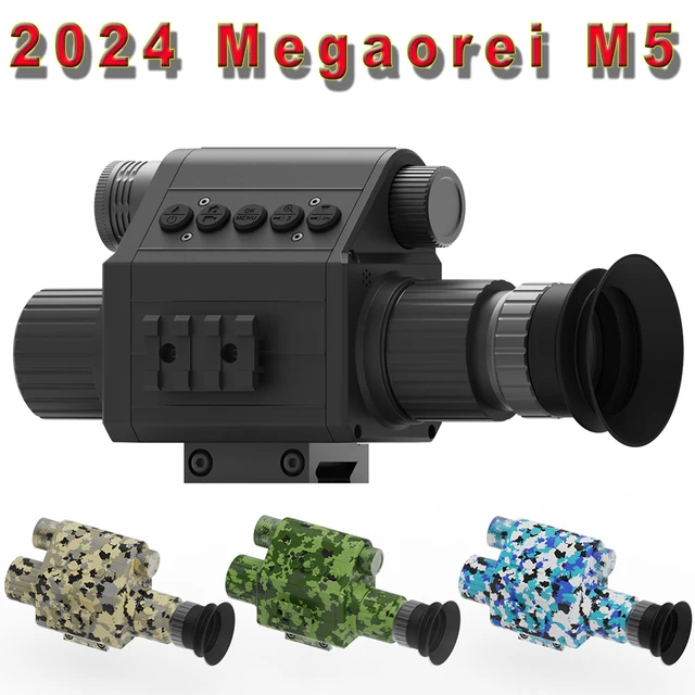 2024 Megaorei M5 Night Vision Scope Hunting Camera Wildlife Tactical Telescope Monocular with Built-in Infrared Laser 1