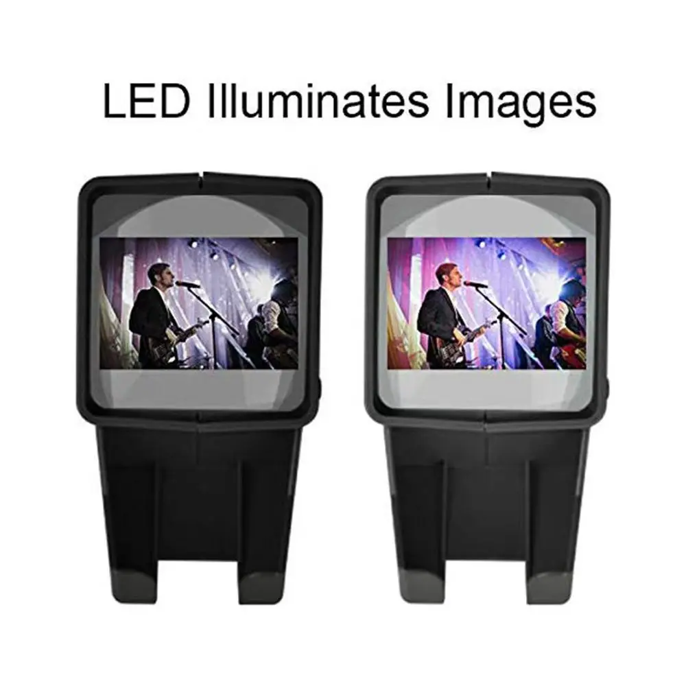 MEDALight SV-3 슬라이드 뷰어 135mm 필름 네거티브용 LED 35mm 필름 뷰잉 클립 유니버설 3배 확대 HD 이미지 뷰어