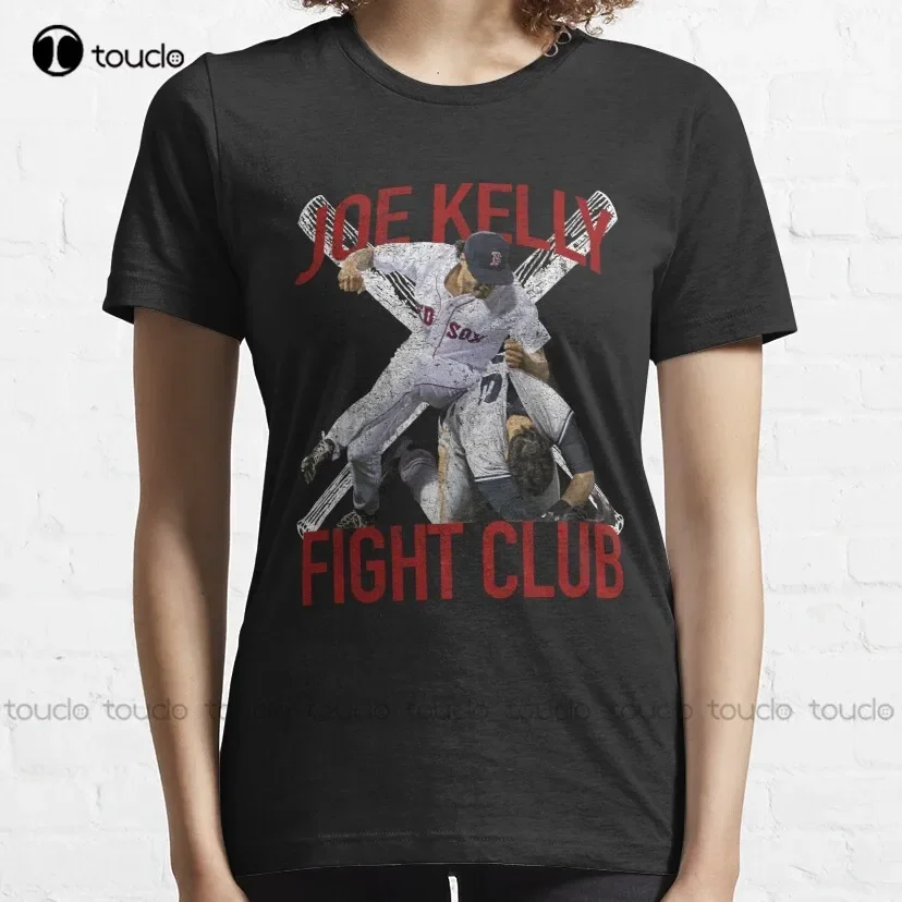 Vintage Joe Kelly Fight Boston Baseball Club T-Shirt Classic T-Shirt Men'S Golf Shirts Custom Aldult Teen Unisex Xs-5Xl Cotton 2