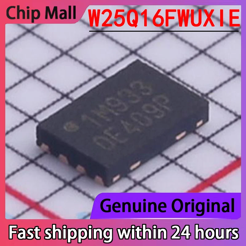 

5PCS Brand New Original W25Q16FWUXIE Packaged USON8 1.8V 16M-bit Serial Flash Memory Chip Genuine