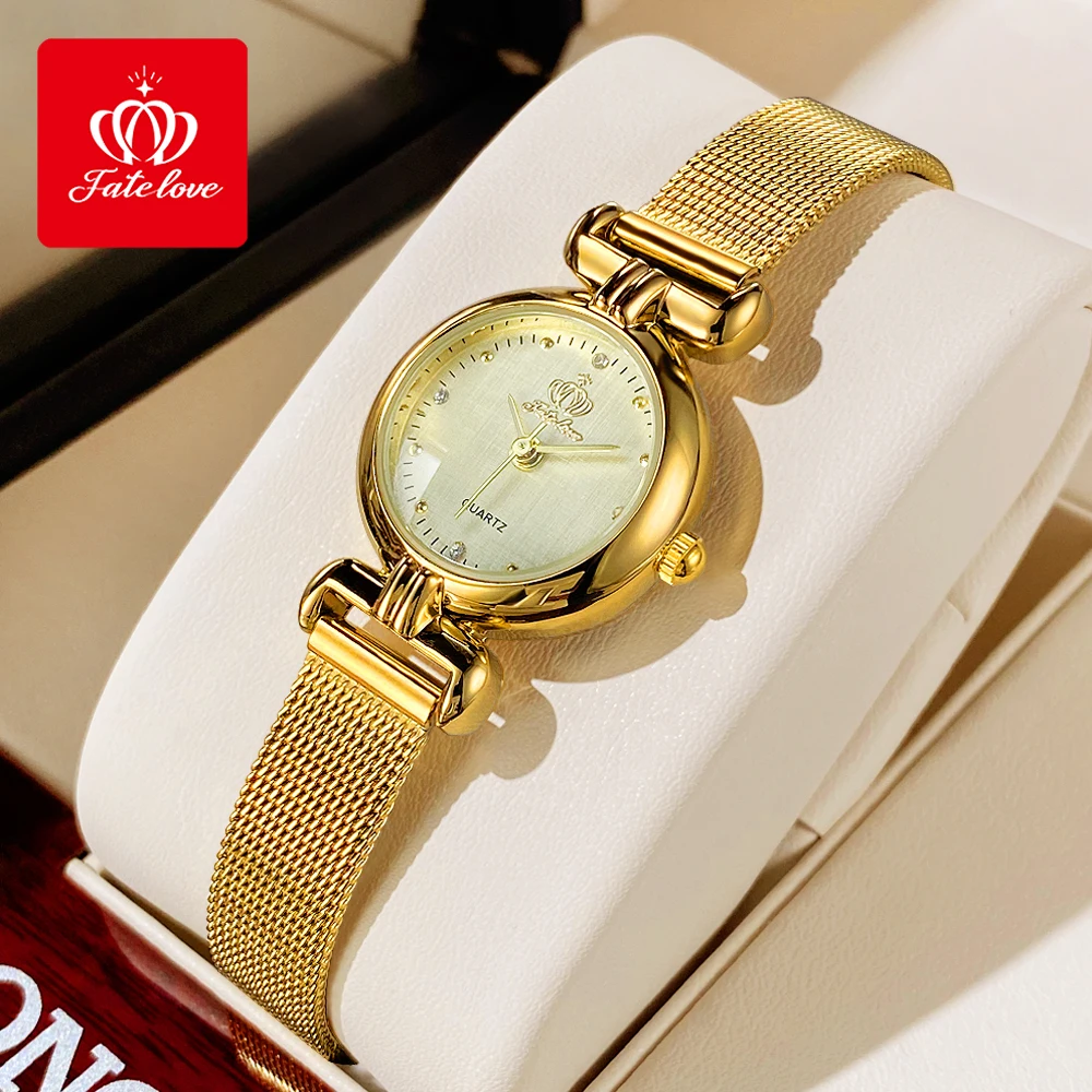 OUPINKE 여성용 다이아몬드 시계, 3260 골드 시계, 스위스 인증, 정품 여성용 시계, 자동 무브먼트 손목시계 11 Fate Love 905 여성용 우아한 쿼츠 시계, 패션 럭셔리 골드 스테인레스 스틸 방수 가죽 스트랩 브랜드