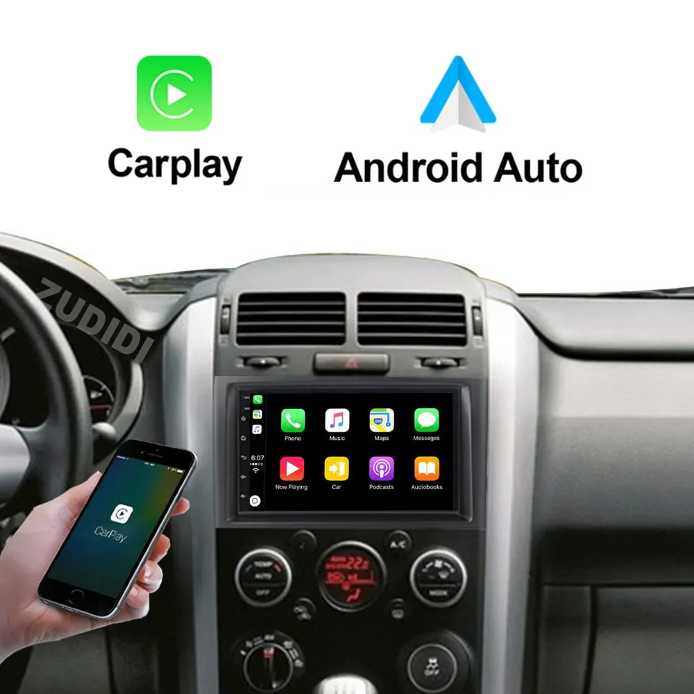 2din Car radio Android 16 For Suzuki Grand Vitara 3 2005-2010 2011-2015 Car Radio Multimedia Player GPS Carplay Androidauto WIFI car radio