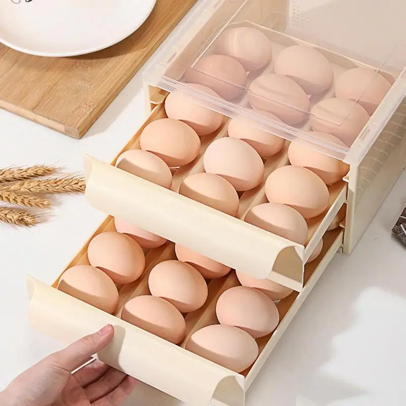 

1 шт., контейнер для хранения яиц, 30 ячеек