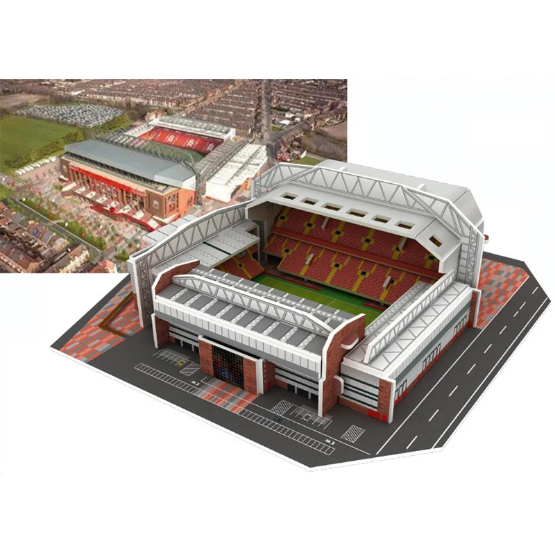 3D Football Stadium Paper Puzzle - Home Decor & Gift
