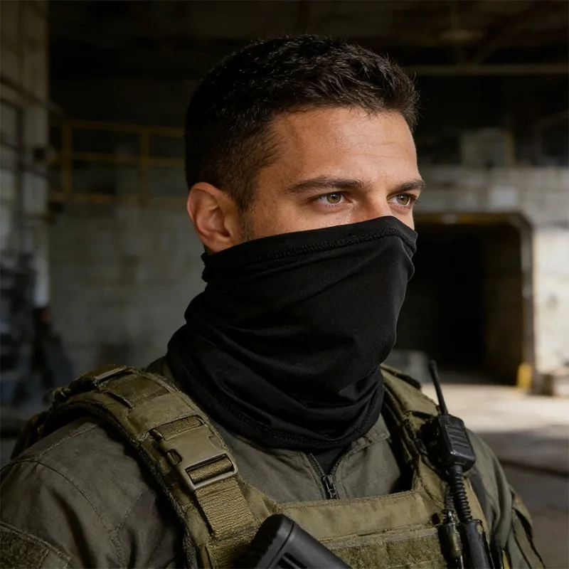 Summer Tactical Bandana Camo Breathable Hunting Face Cover Running Hiking Skiing Sports Neck Gaiter Scarf Mask Men Outdoor