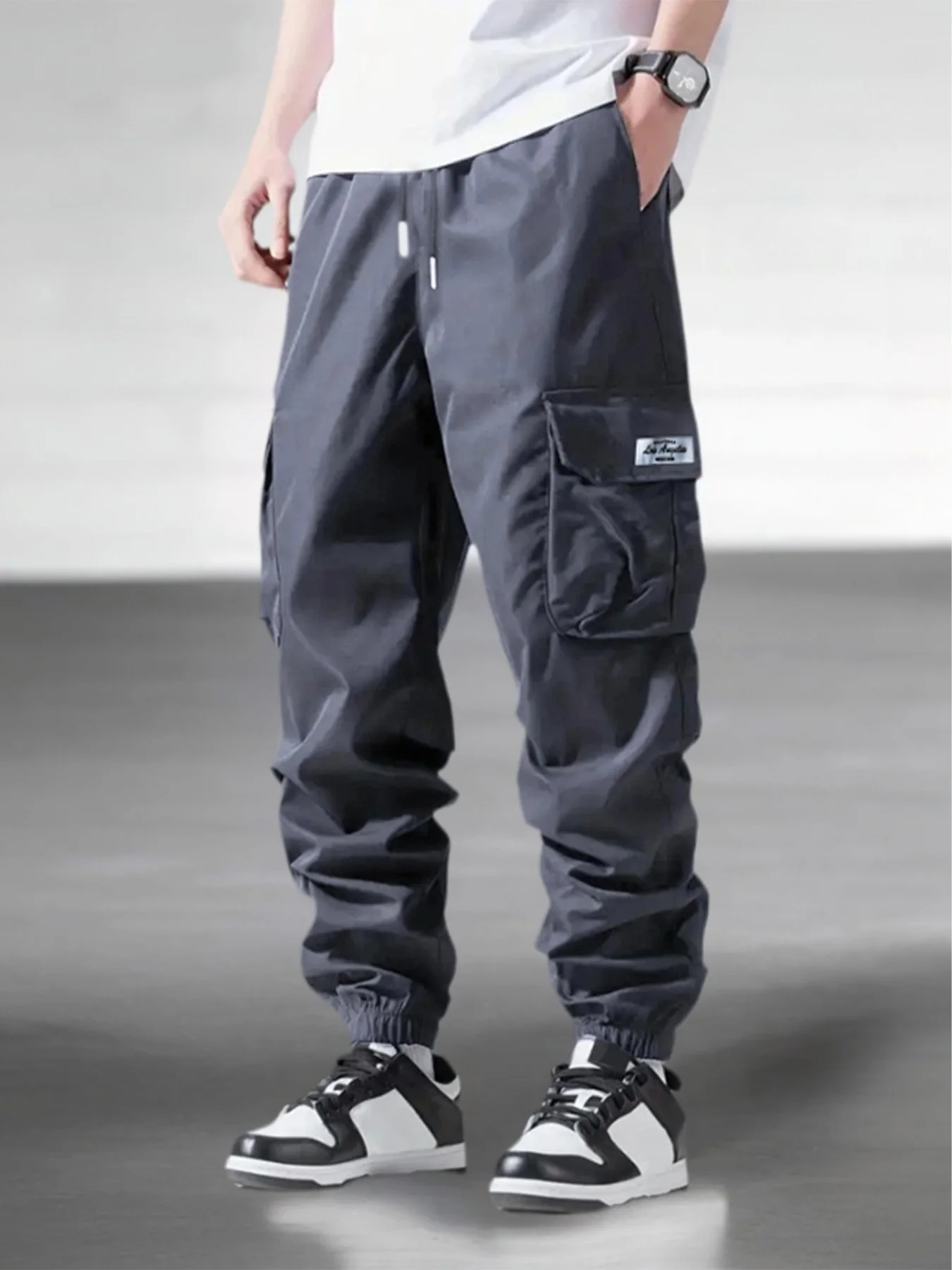 Men's Multi Pocket Casual Cargo Pants for Hiking and Training