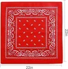 Bohemian Print Bandana Paisley Pattern Headbands Hiphop  kerchief Outdoor Unisex Headband Wrist Wraps Face Mask Handkerchief 2