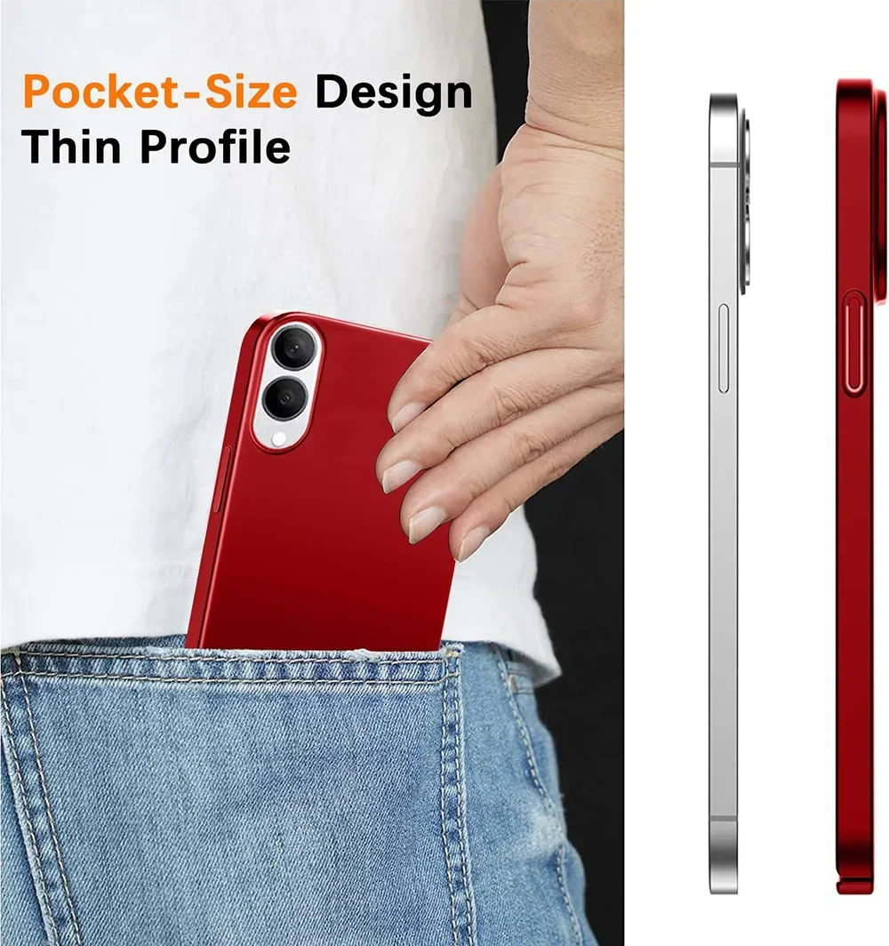 Ultra-Thin Luxury Hard Slim Case - Sleek Protective Back Cover