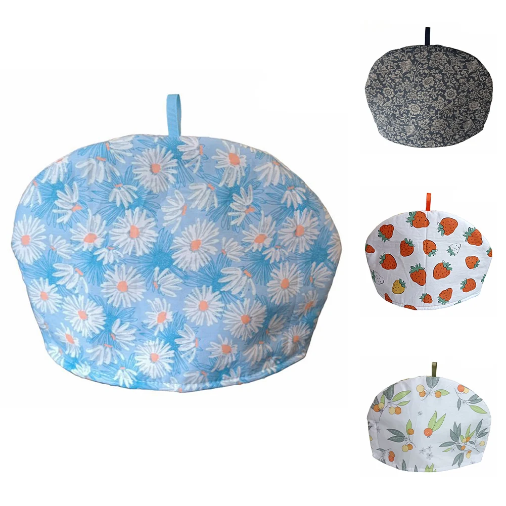 Insulated Teapot Cover Comfort Cotton Novelty Kitchen Hood Teapot Thermal Insulation Dust Cover Decorated Household 1pc teapot insulation cover