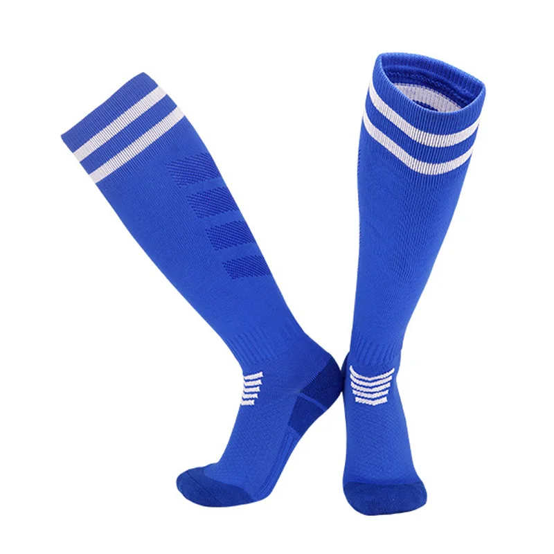 6 pares de calcetines de fútbol para niños pequeños transpirables sobre la  rodilla para niños, calcetines de tubo a rayas, calcetines de fútbol para –  Yaxa Colombia