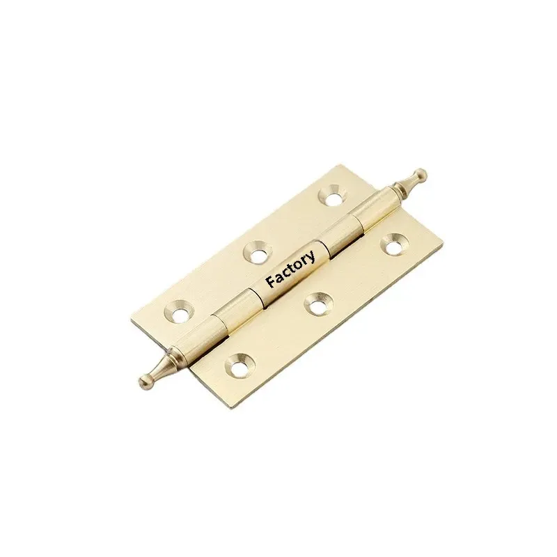 In-Stock New Chinese-Style Antique Window Bronze Hinge Wooden Cabinet Door Hardware Accessories Sharp-Tip Mortice Hinge