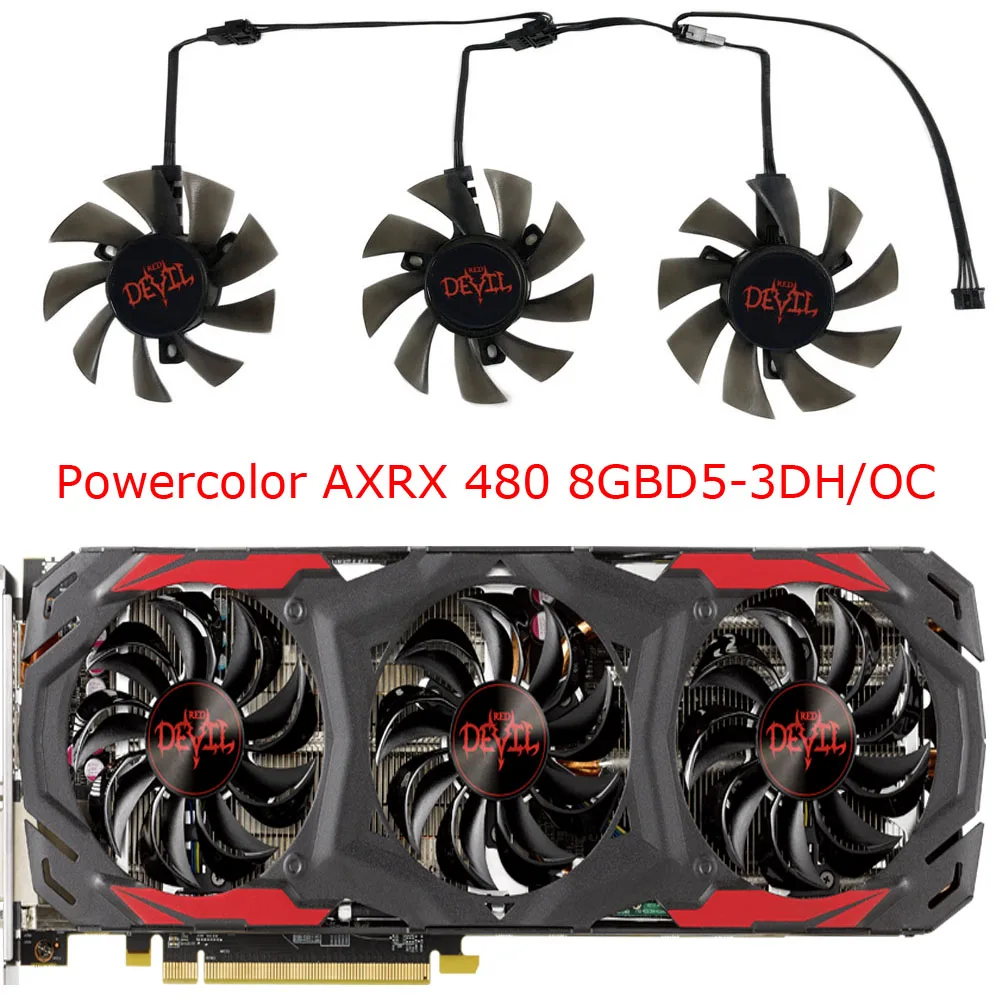 Gpu Replacement Powercolor Radeon Rx 480 Red Devil 8gb Red Devil