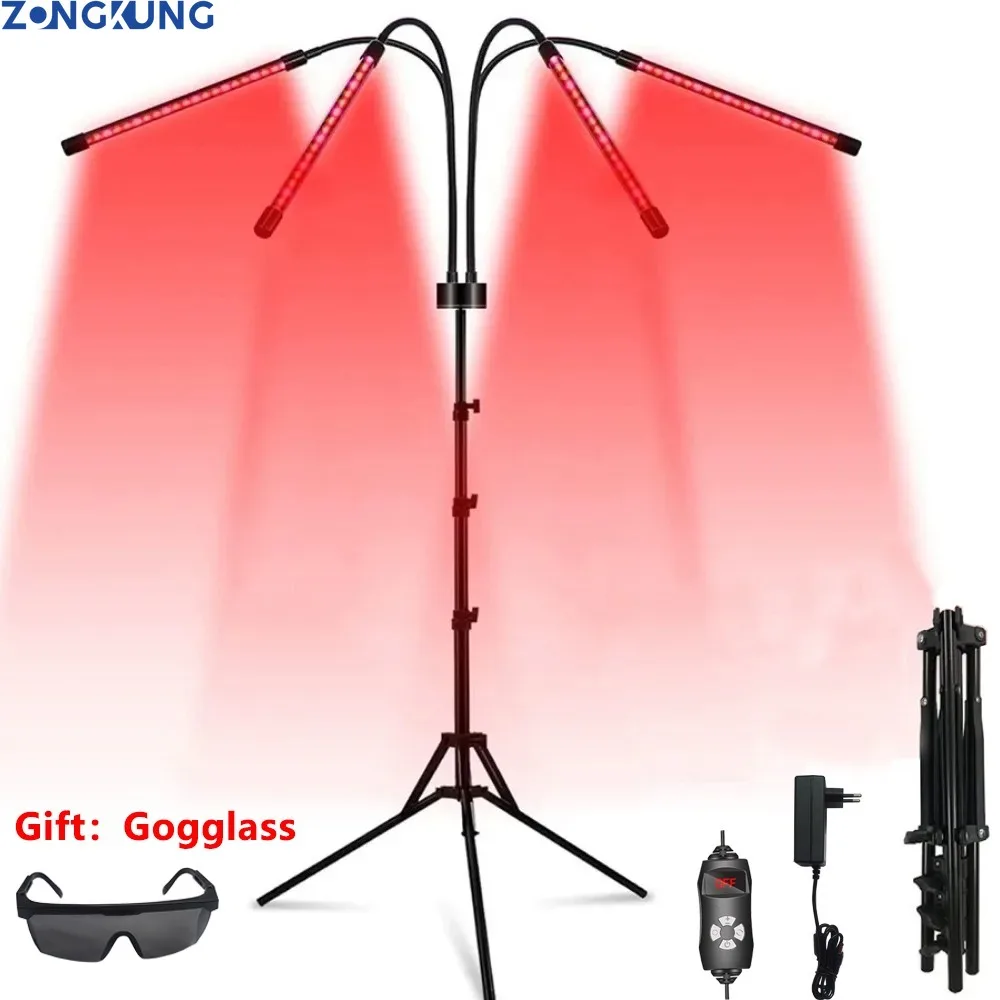 660nm&850nm Red Light Lamp Reduce Arms,Back,Legs,Shoulders Muscle Fatigue Physical Infrared Lamp Anti-Wrinkle Beauty Health
