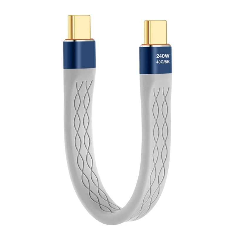 

TypeC Data Cable 40Gbps, 240W Power Fast Transfer and Charging for Laptop Phone