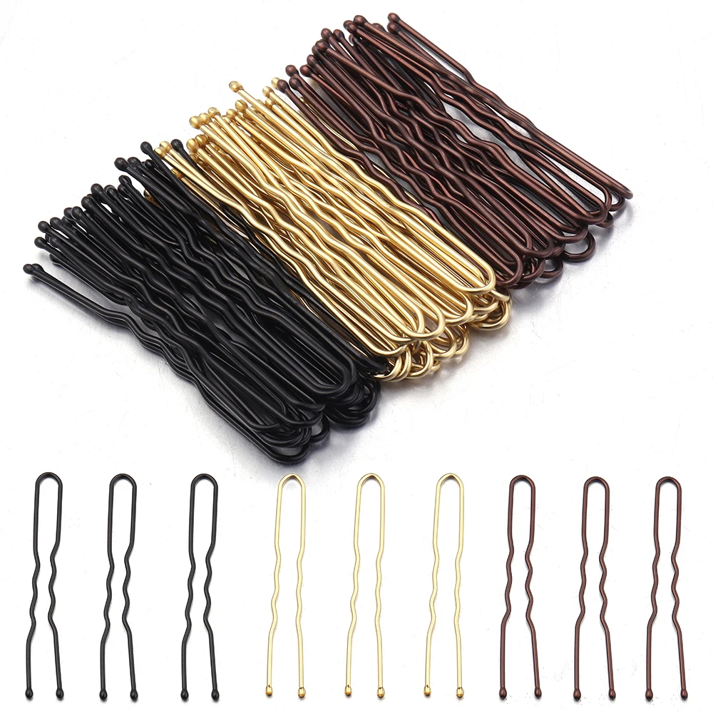 Lot de 50 épingles à cheveux en u accessoires de coiffure_voghion.com