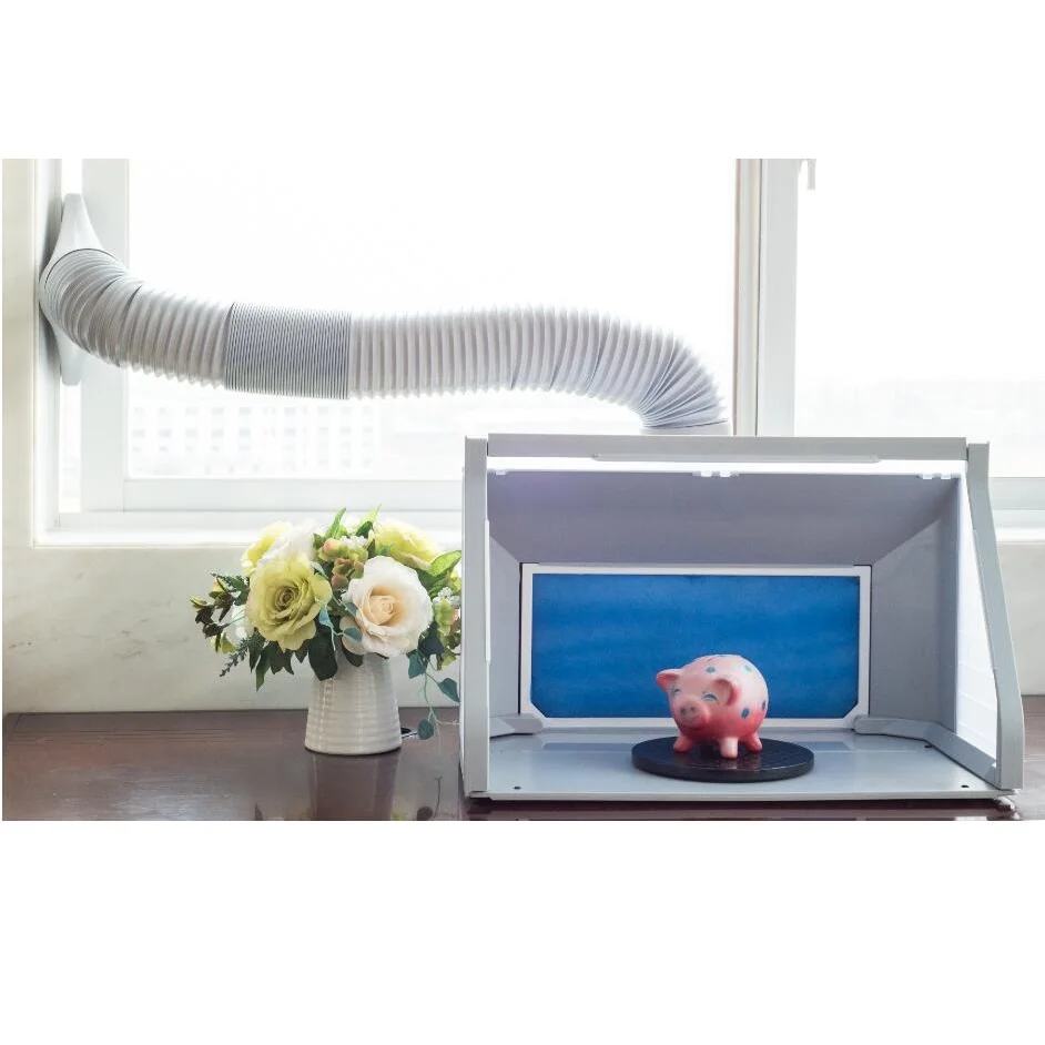 

portable home airbrush spray booth kit image