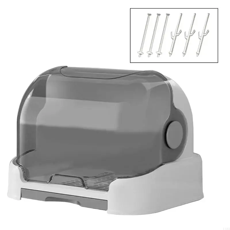 L8RB Bottle Storage Solution Dustproof Rack Space saving Bottle Organizers for