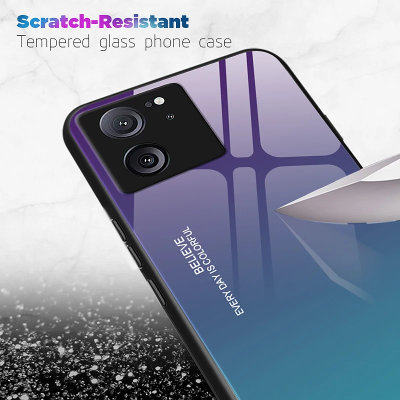 Luxury Glass Phone Coque - Elegant Protective Cover