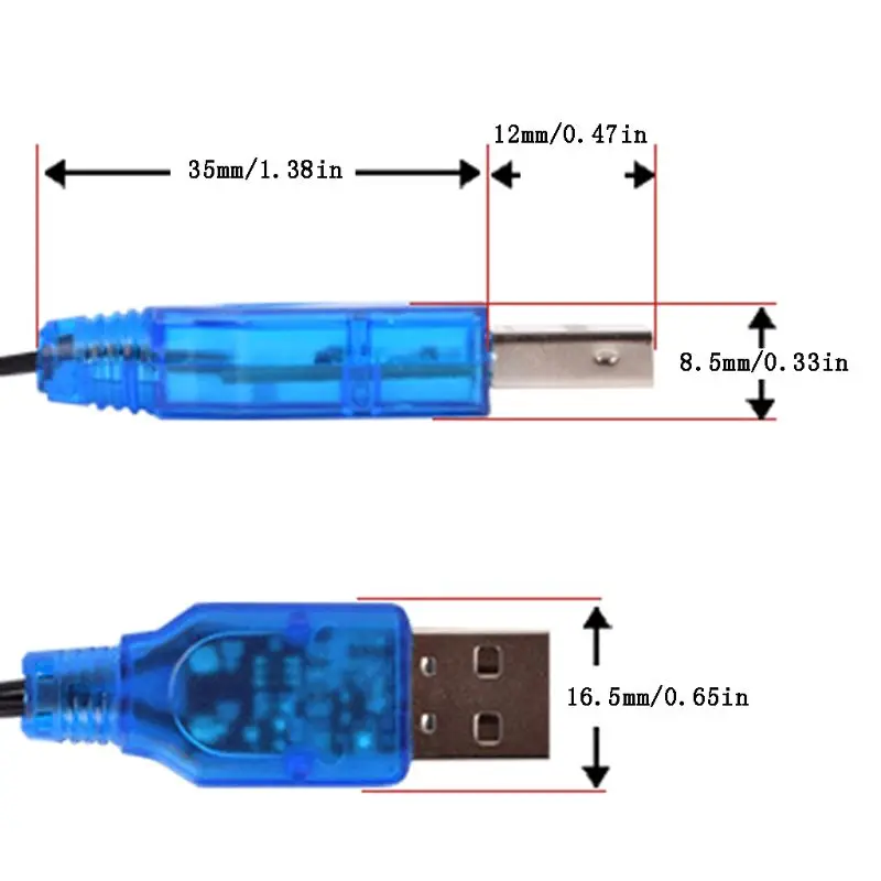 

3.7V Battery USB 2.5mm/3.5mm For RC Helicopter Quadcopter Car Model DropShipping