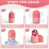 Silicone Ice Cube Trays Beauty Lifting Ice Ball Face Massager Contouring Eye Roller Facial Treatment Reduce Acne Skin Care Tool 5