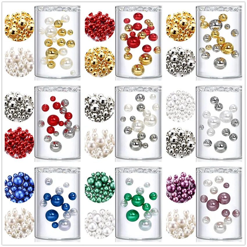 Floating Pearl Beads for Vases, No Hole Highlight Pearls Bead Vase