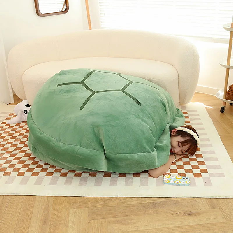 thumbnail image 1 of Turtle shell pillow doll can be worn for sleeping lying downsleeping bag doll clothespillowbig turtle shell person wearingbirthd, 1 of 5