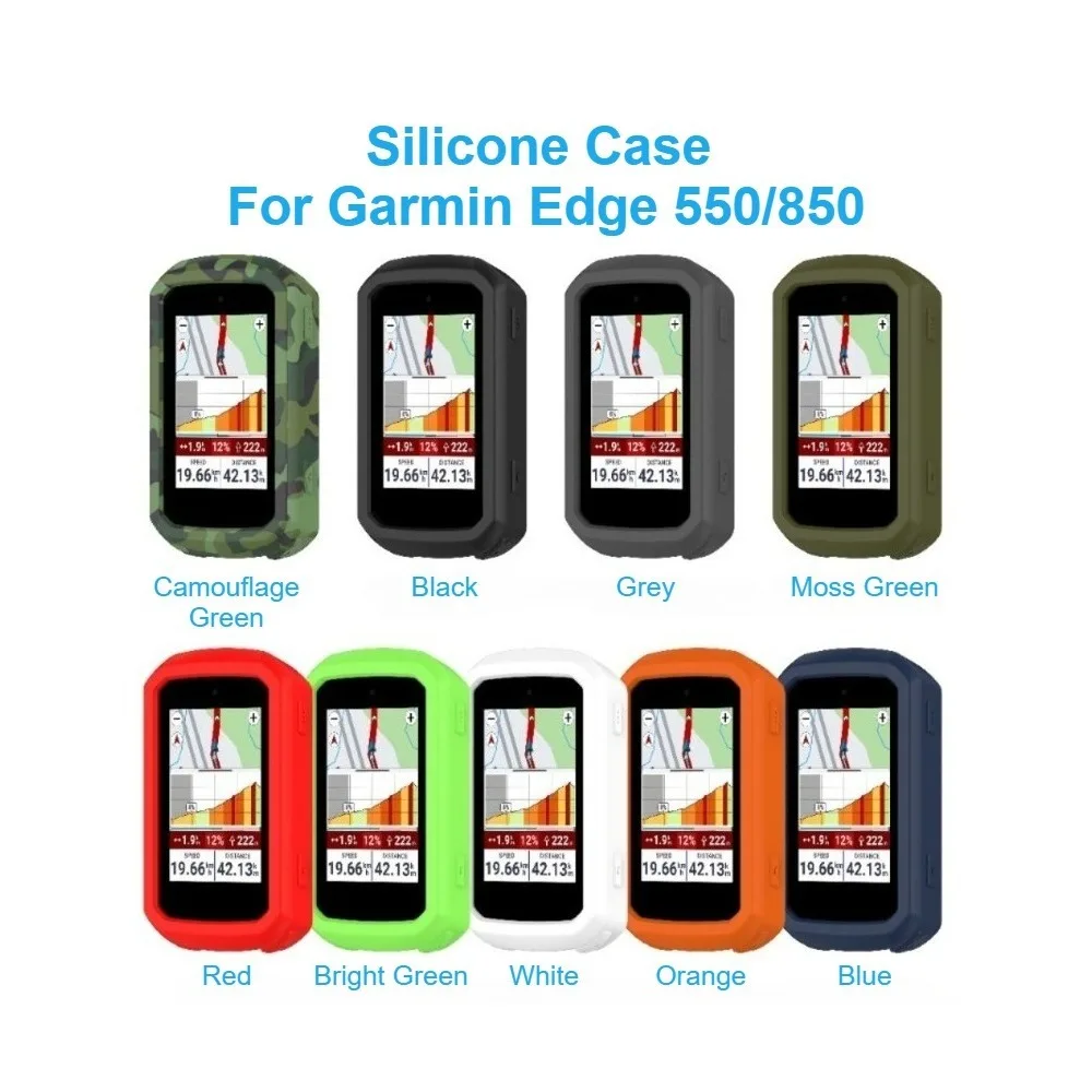 Silicone Protective Bicycle Computer Case - Anti-Drop, Anti-Collision Bumper Shell