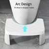 1 PCS Toilet Seat Stool Portable Squat Stool Home Adult Bathroom Accessories Toilet Squat Stool Removable Non-slip 4