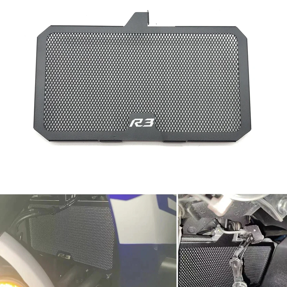 

For YAMAHA YZF R25 R3 2015-2018 2019 2020 2021 Radiator Guard Grille Cover Protector Motorcycle Accessories Cooler Protection