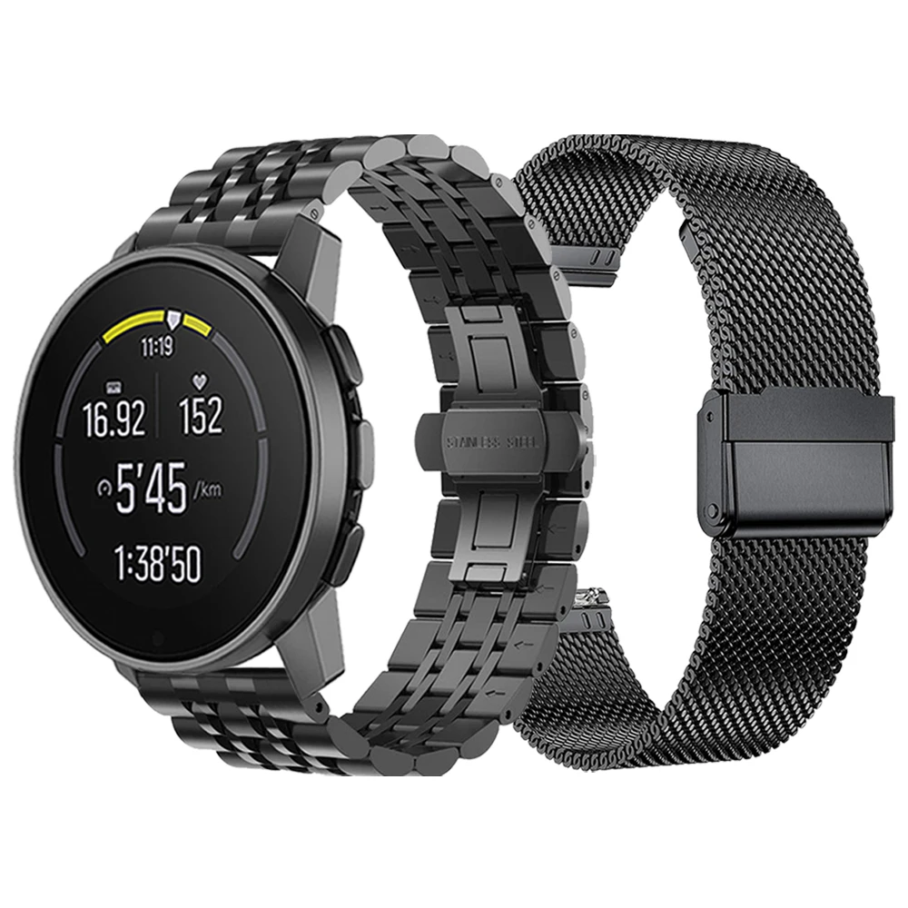 

Металлический ремешок для SUUNTO 9 PEAK Pro 5 PEAK 22 мм, сетчатый Браслет из нержавеющей стали, аксессуары для SUUNTO 3, сменный Браслет