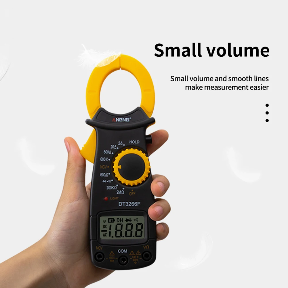휴대용 디지털 멀티미터, 지능형 AC DC 전류 전압 테스터, 전기 저항계, 저항 커패시턴스