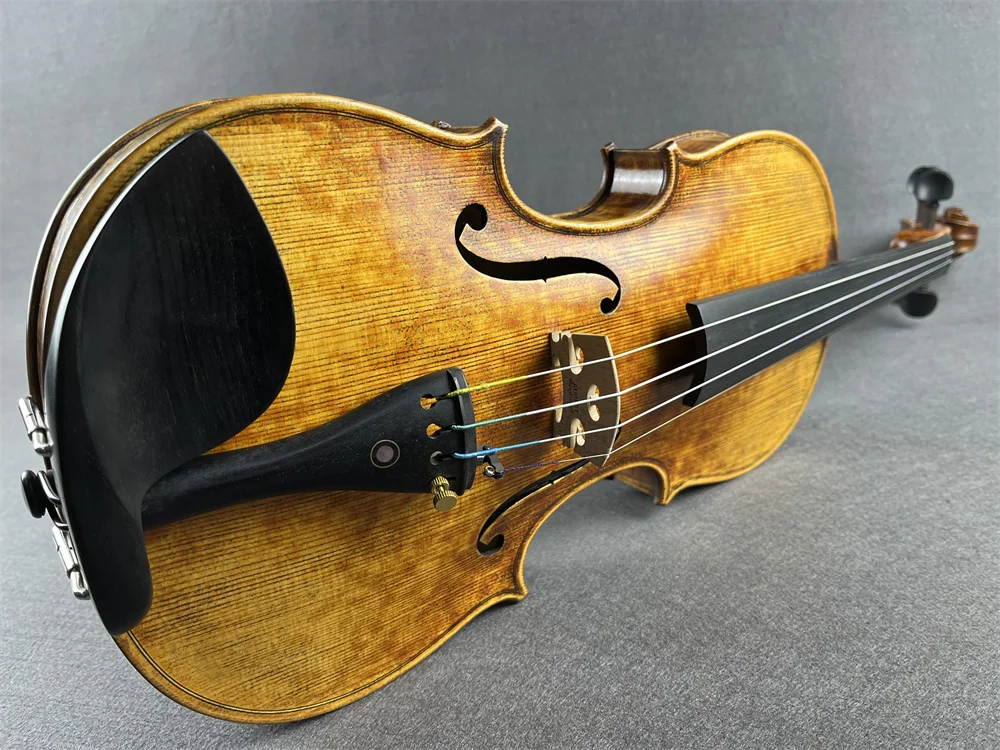 Antique Master Level Stradivarius Copy 4/4 Violin Cкрипка 4/4 كمان 바이올린 Hand Made Musical Instrument Keman Free violin case A149