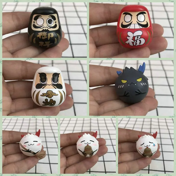 Genuine Bulk Goods Onmyoji Doll Teacher Damoz Ball Jenga Fatto A Mano Kush Kush Group Decoration Figure Model Gacha Toys